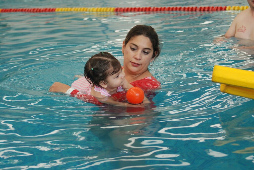 baby's first swim